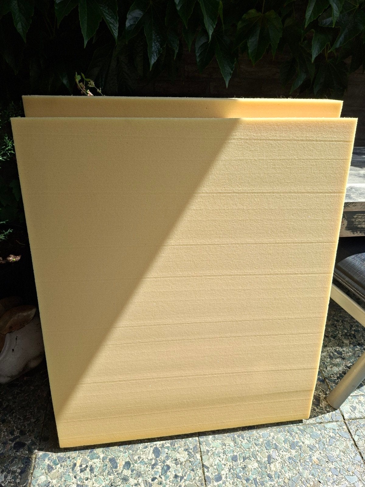 2x SG40  Stoelkussenvulling 64x75x7, Ophalen, Nieuw
