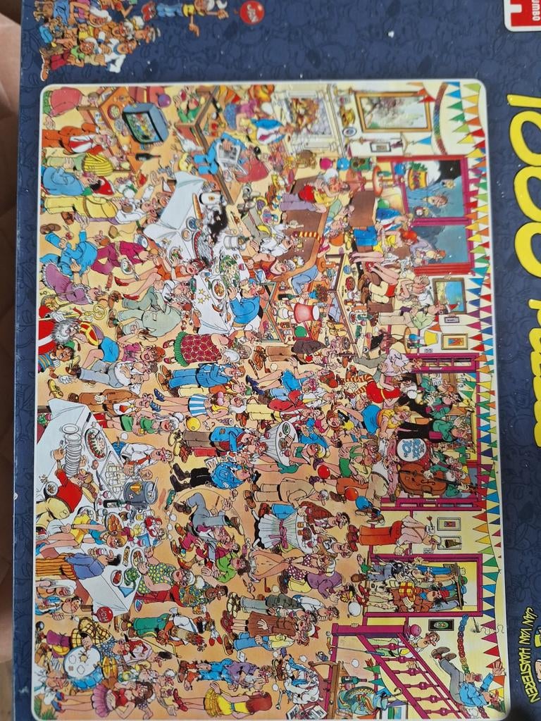 Jan van Haasteren puzzel 1000 stukjes, Ophalen