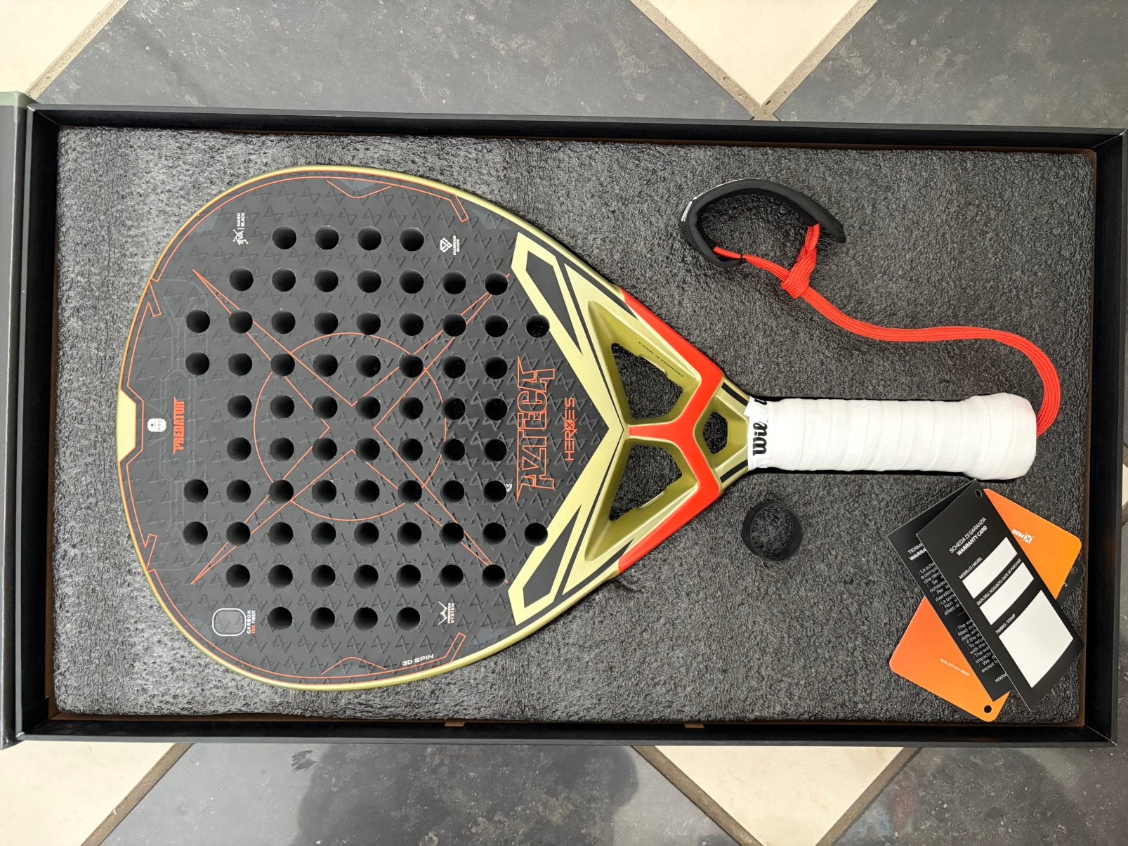 Padel Racket Heroe's Predator Azteca 2026, Ophalen of Verzenden, Zo goed als nieuw