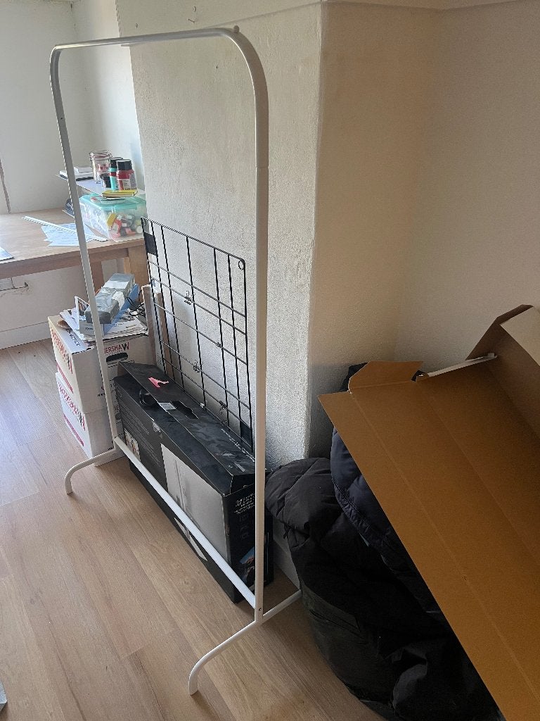 Kledingrek ikea, Ophalen, Gebruikt