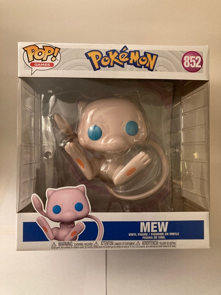 NEW Funko Pop Pokemon Mew nr. 852 Jumbo size, Verzamelen, Ophalen of Verzenden, Nieuw