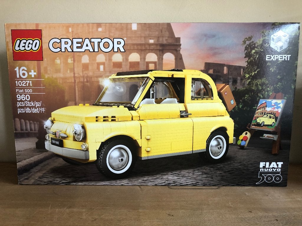 LEGO 10271 fiat 500 (yellow), Lego, Nieuw, Ophalen of Verzenden, Compleet