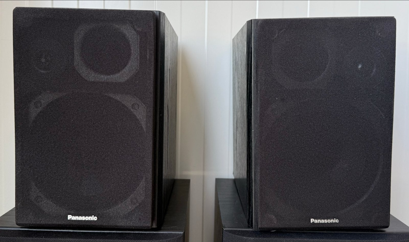 Panasonic speakers - Model SB-PMX4, Ophalen of Verzenden, Gebruikt, Boekenplank luidspreker