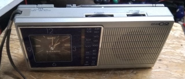 Sanyo RPM-C2 analoge klokradio, Ophalen of Verzenden, Nieuw