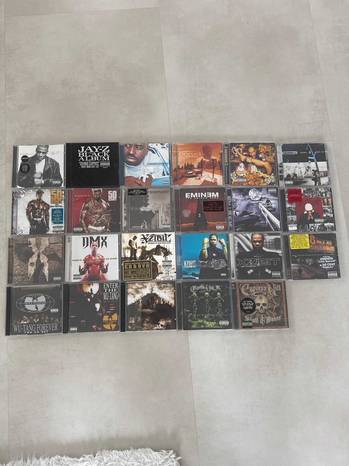 Grote collectie hiphop/rap CD's (Eminem, Jay-Z, DMX), Ophalen of Verzenden, Gebruikt, Album, Inclusief doosje