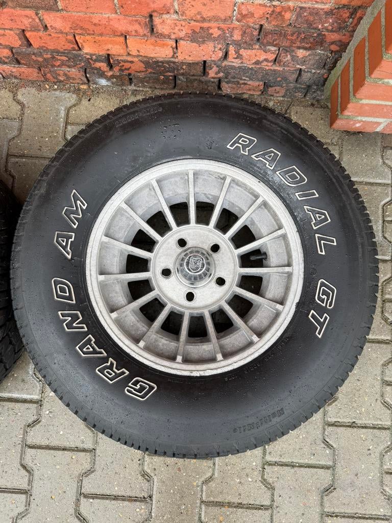 Set Turbine / Western style velgen met prima banden., Auto-onderdelen, Banden en Velgen, Ophalen, Gebruikt, 15 inch, Rocket Wheel