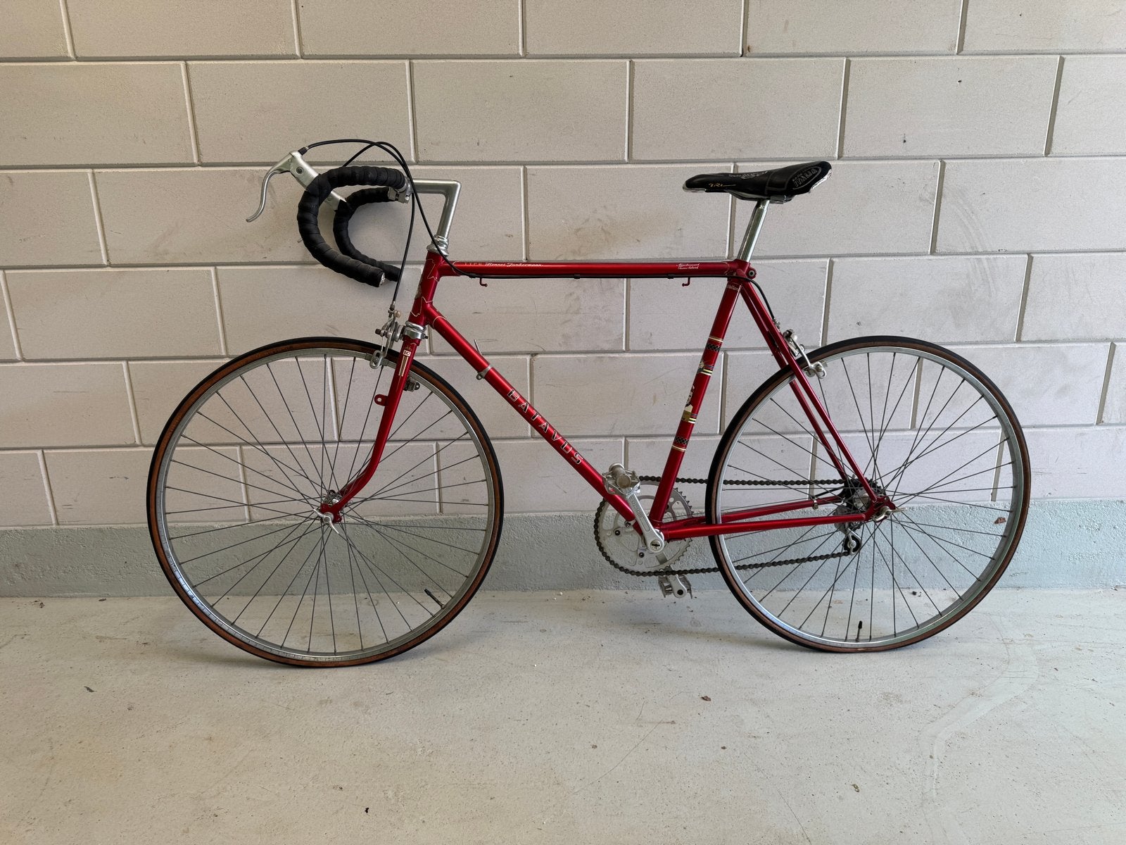 Vintage Batavus racefiets Hennes Junkermann, Ophalen, Gebruikt, Staal, Batavus