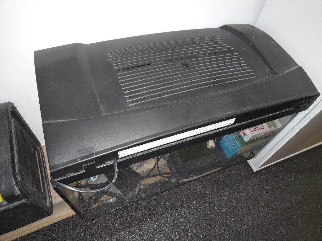 Aquarium 60x30x30, Dieren en Toebehoren, Vissen | Aquaria en Toebehoren, Ophalen, Gebruikt, Inclusief deksel, Leeg aquarium