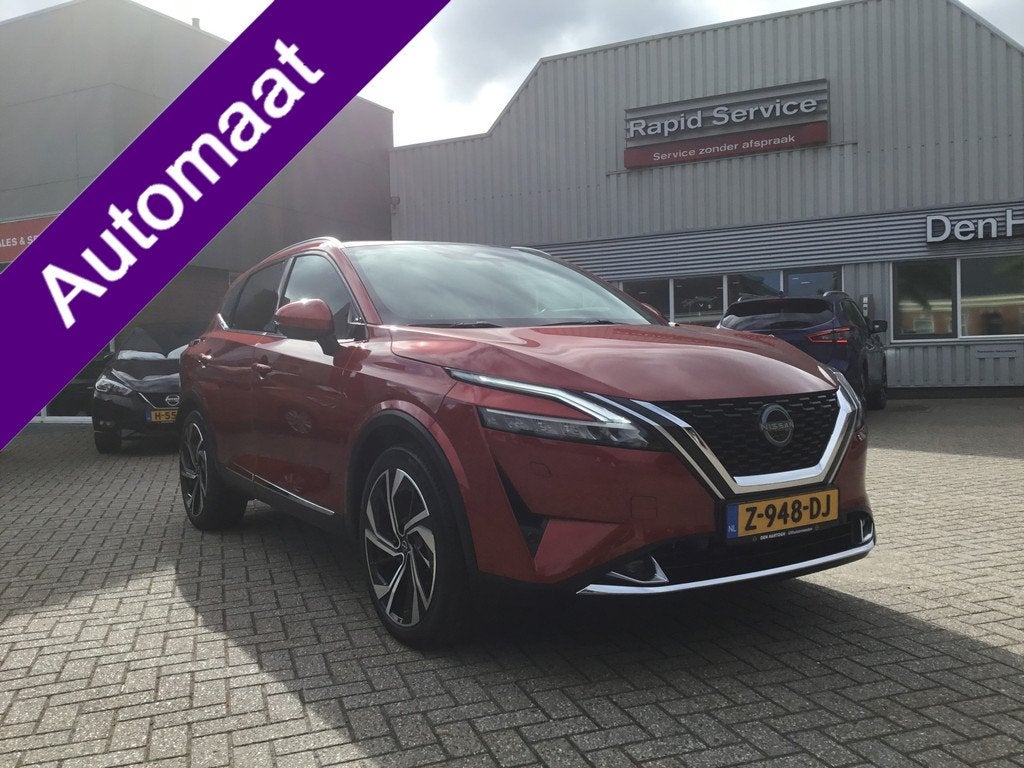Nissan QASHQAI 1.3 MHEV 158 Xtronic Tekna Plus Cold Pack, Auto's, Nissan, 12 maanden, Leder, Hybride Elektrisch/Benzine, Qashqai