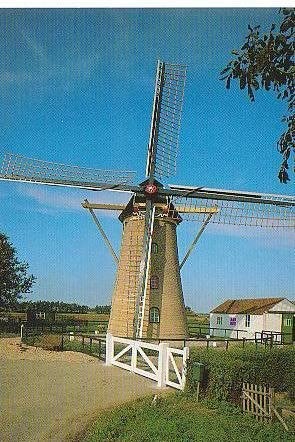 Ansichtkaart 	Meliskerke	Molen, Verzenden, 1960 tot 1980, Ongelopen, Zeeland