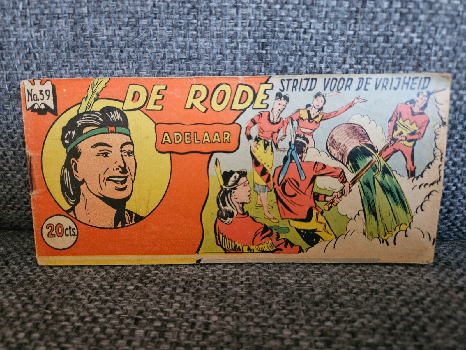 De Rode Adelaar No. 59 - Strijd om de Vrijheid, Boeken, Eén stripboek, Ophalen of Verzenden, Gelezen