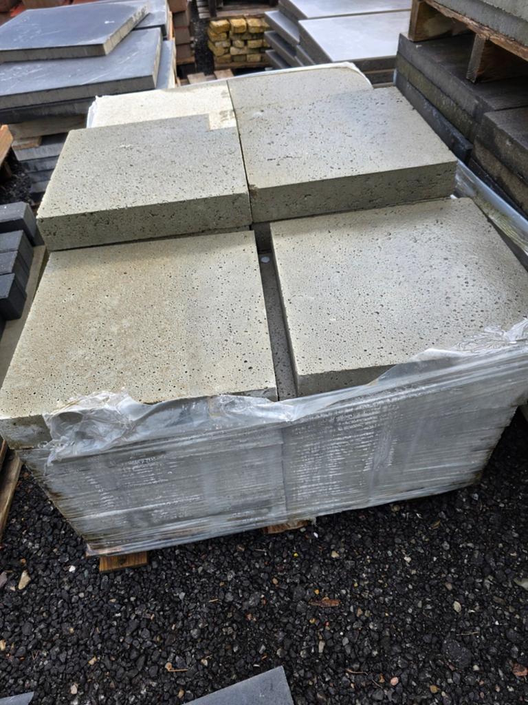 Schellevis Oud Hollands tegels grijs 40x40x7cm 36stuks nieuw, Ophalen, Nieuw, Beton, Terrastegels