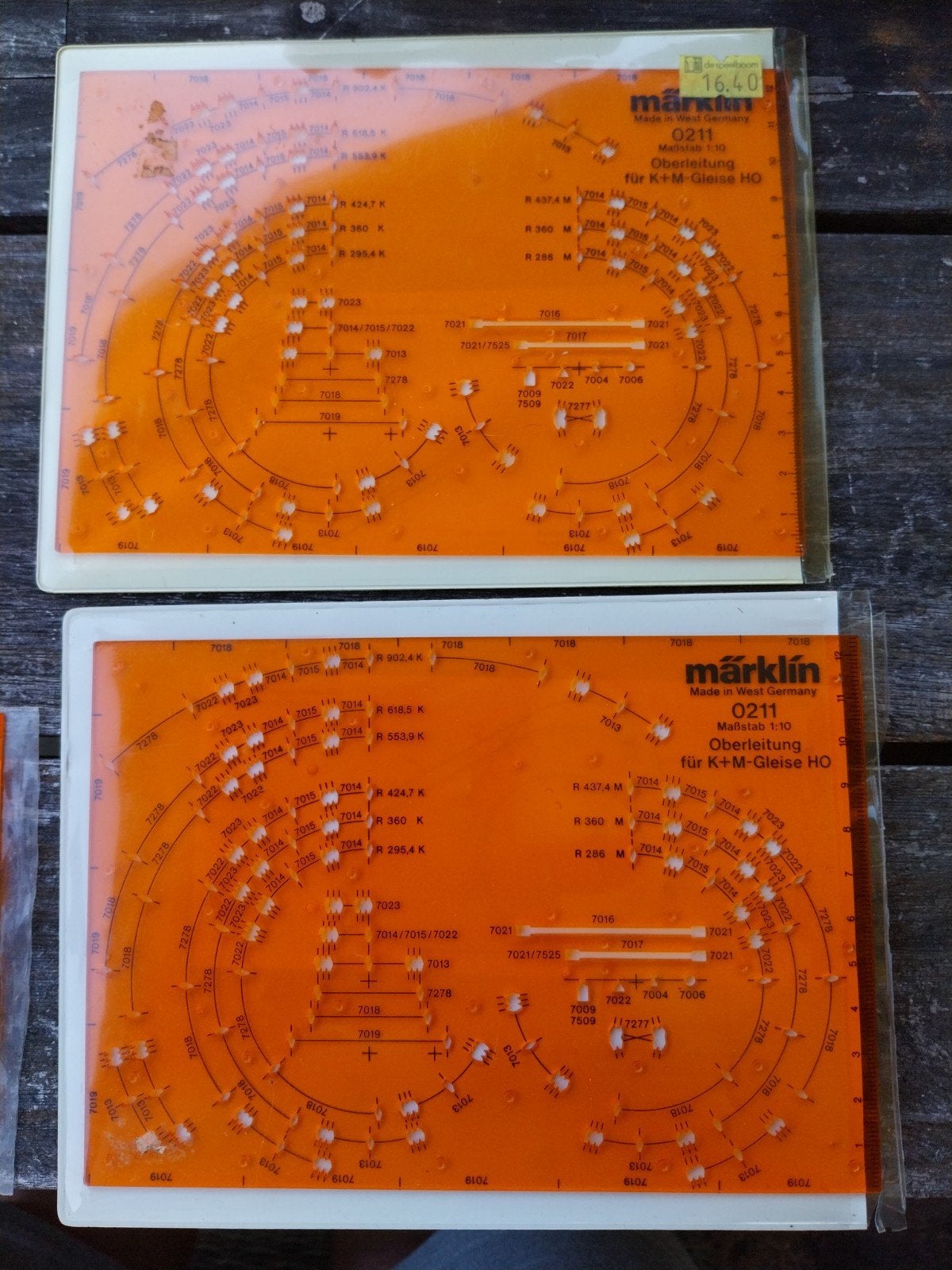 Märklin,  tekensjabloon voor bovenleiding., Ophalen of Verzenden, Zo goed als nieuw, Wisselstroom, Märklin