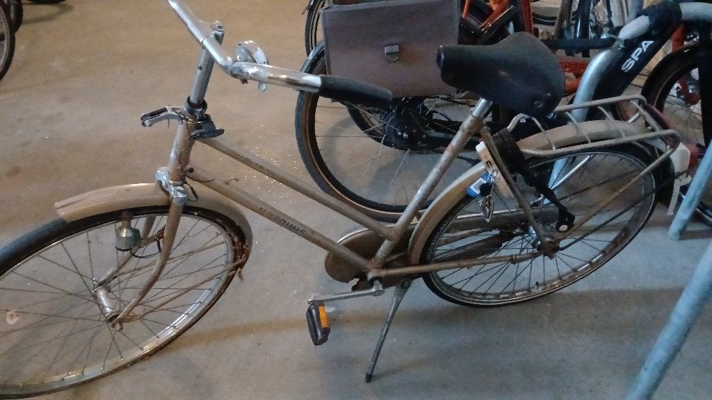 Oude fiets, Ophalen, Gebruikt, Terugtraprem, Batavus