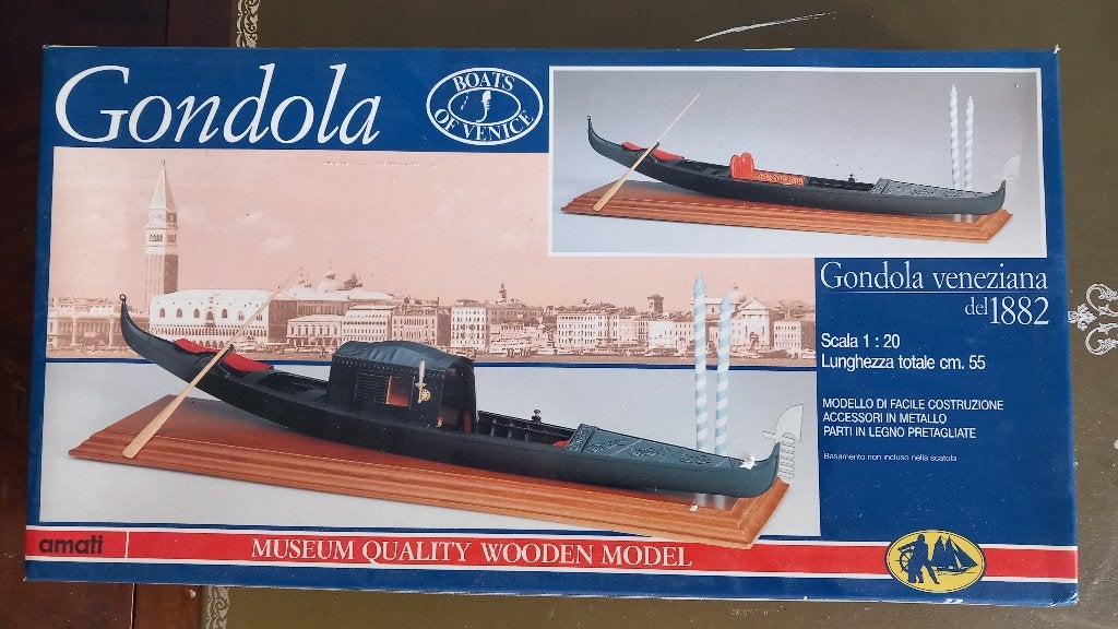 Amati Gondola Venezia, Ophalen of Verzenden, Nieuw, Groter dan 1:32, Overige merken