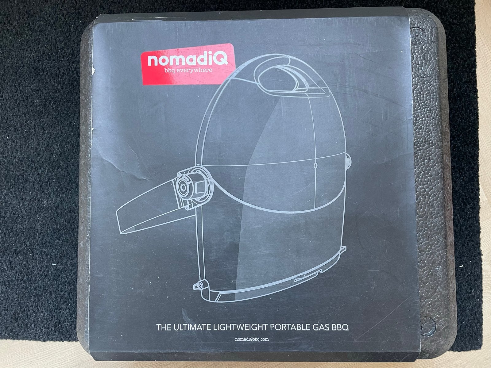 NomadiQ Draagbare Gas BBQ - Compact en Lichtgewicht, Ophalen, Zo goed als nieuw