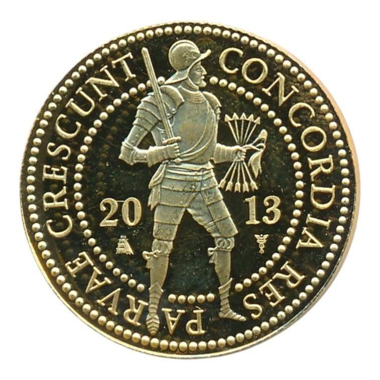 Nederland Gouden Dubbele Dukaat 2013, Postzegels en Munten, Edelmetalen en Baren, Goud, Ophalen of Verzenden