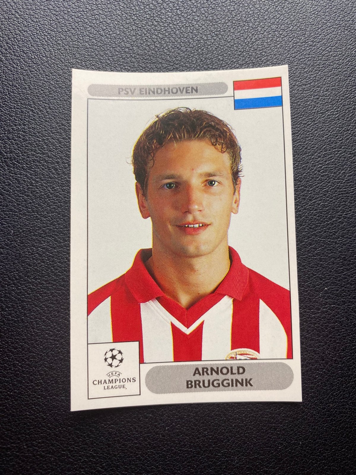 Arnold Bruggink - PSV Eindhoven - Panini CL 2000/2001, Ophalen of Verzenden, Zo goed als nieuw, Buitenlandse clubs, Poster, Plaatje of Sticker