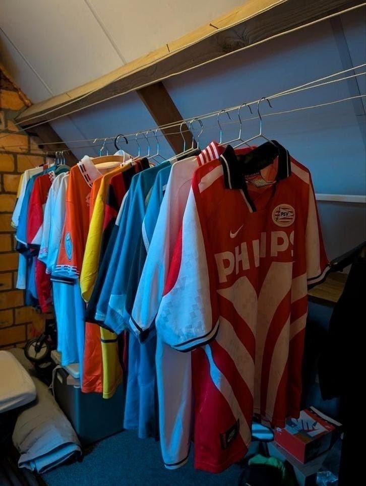 Vintage voetbalshirts jaren 90 - M t/m XXL, Verzenden, Zo goed als nieuw, Shirt