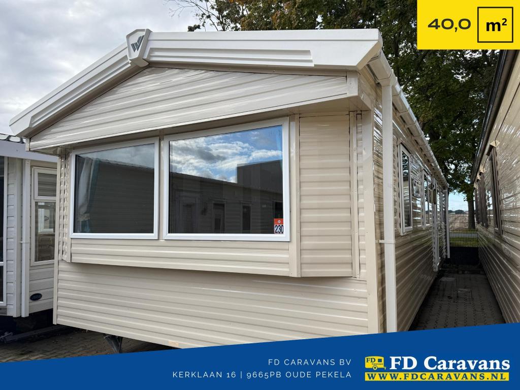 Willerby Countrystyle 10.70x3.70 2 Slpk DG CV Incl Transport, Caravans en Kamperen, Stacaravans, Tot en met 4
