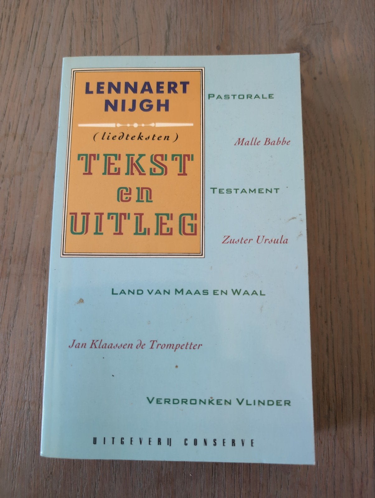 Lennart Nijgh - Tekst en Uitleg (liedteksten), Ophalen of Verzenden, Zo goed als nieuw, Lennart Nijgh, Nederland