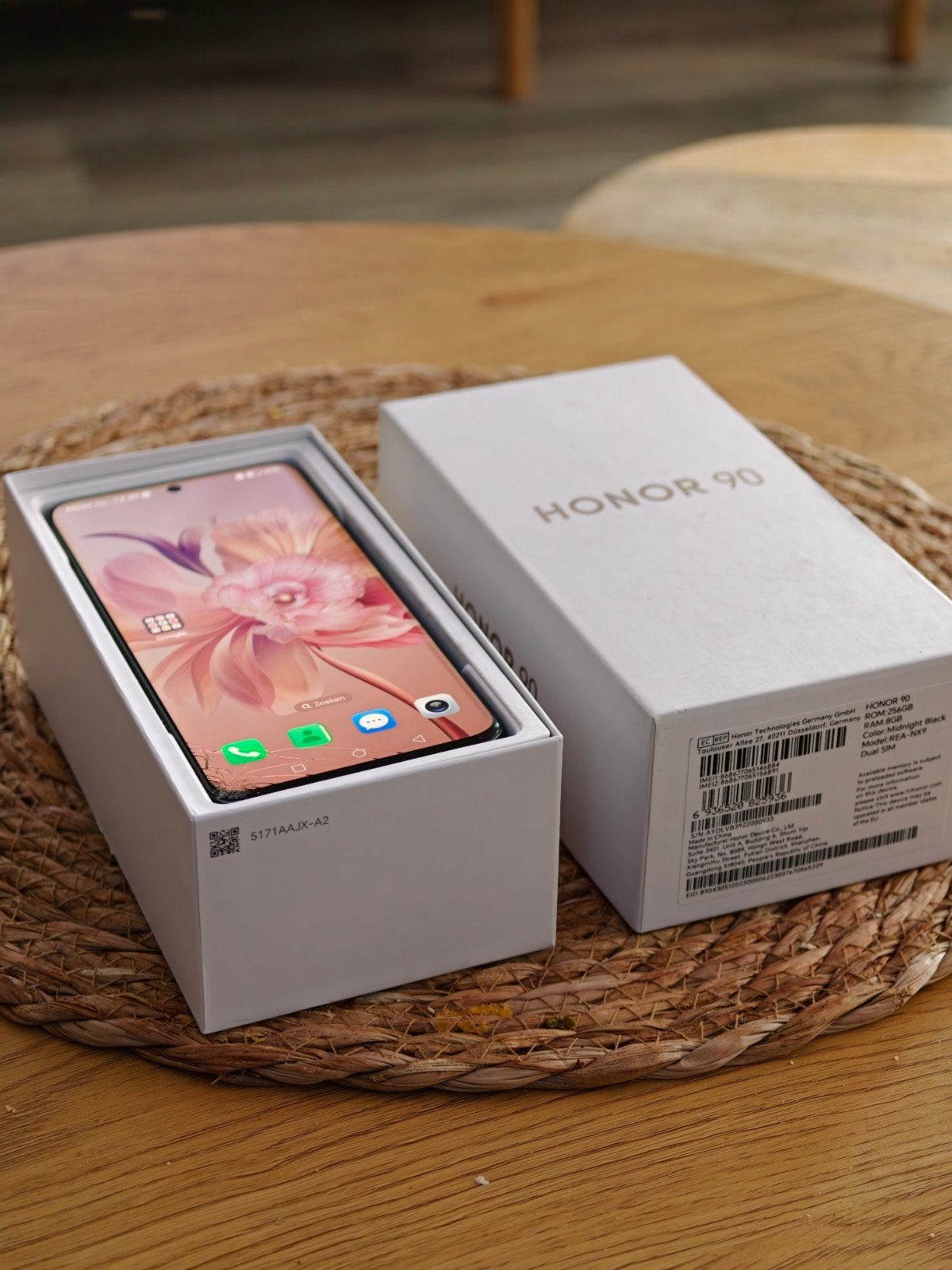 Honor 90 256GB Midnight Black - Gebruikt, Gebruikt, Ophalen of Verzenden, Zonder simlock, Zonder abonnement