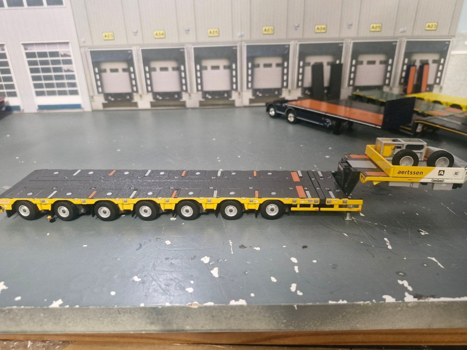 Zwaartansport dieplader wsi nooteboom aertssen, Ophalen of Verzenden, Zo goed als nieuw, Bus of Vrachtwagen, Wsi