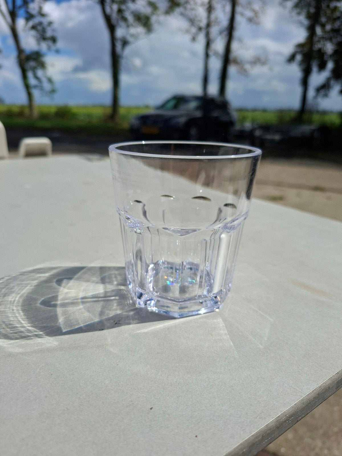 Nieuwe plastic glazen. ONVERWOESTBAAR!,, Ophalen, Nieuw, Kunststof