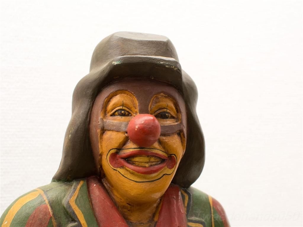 Decoratie clown beeld 14076, Verzamelen, Ophalen of Verzenden, Gebruikt, Mens