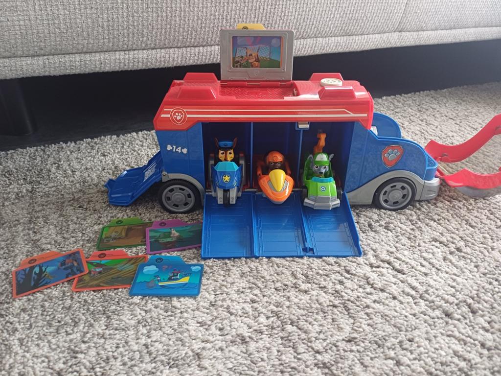Paw patrol bus inclusief 3 auto's, Kinderen en Baby's, Speelgoed | Speelgoedvoertuigen, Ophalen