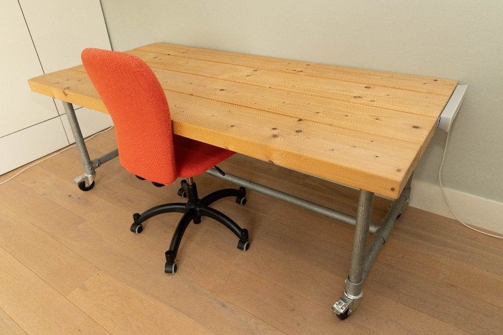 Bureau tafel, Huis en Inrichting, Ophalen, Overige typen, Gebruikt, Hout