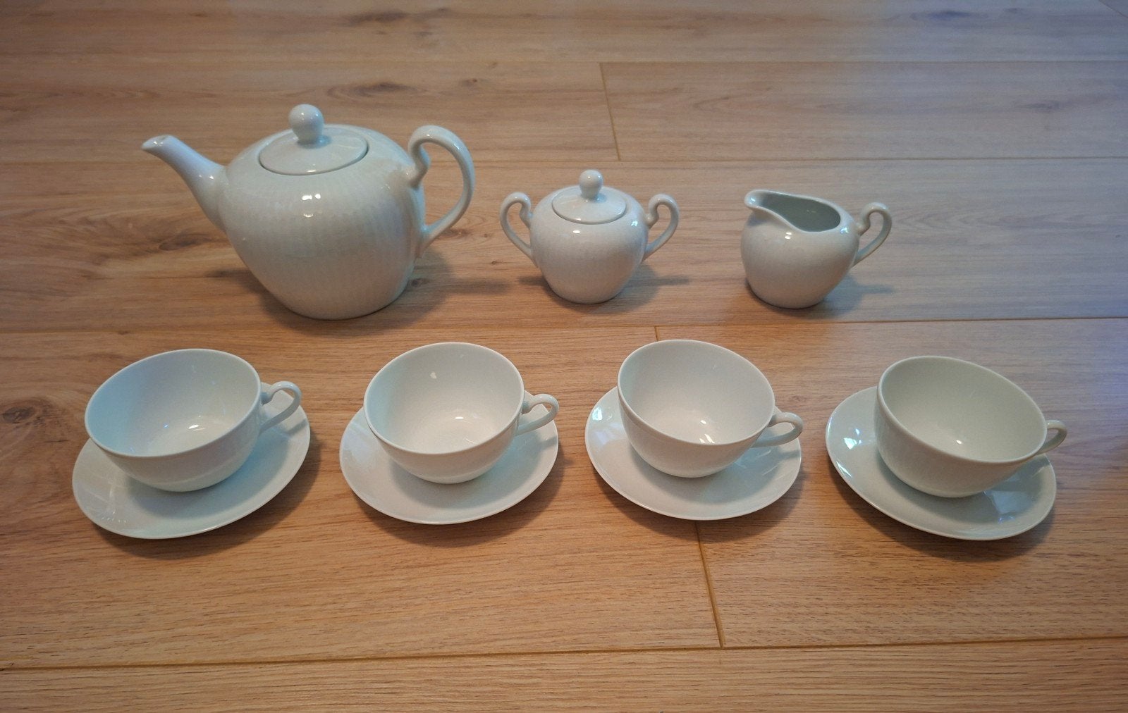 Wit "Bareuther Bavaria" koffie/thee servies. Porselein., Ophalen