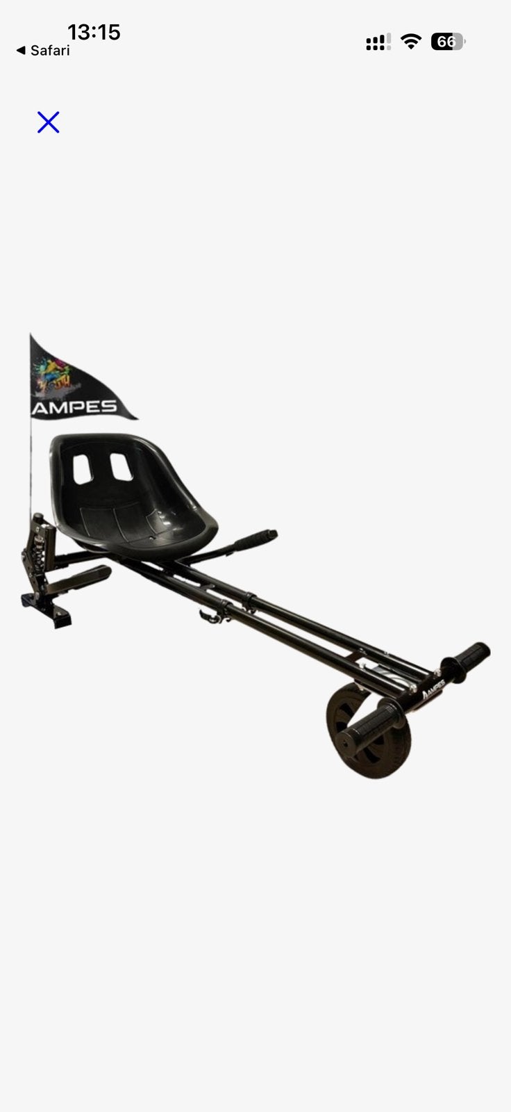 Kart voor Hoverboard Ampes, Kinderen en Baby's, Speelgoed | Buiten | Voertuigen en Loopfietsen, Ophalen, Zo goed als nieuw, Overige typen