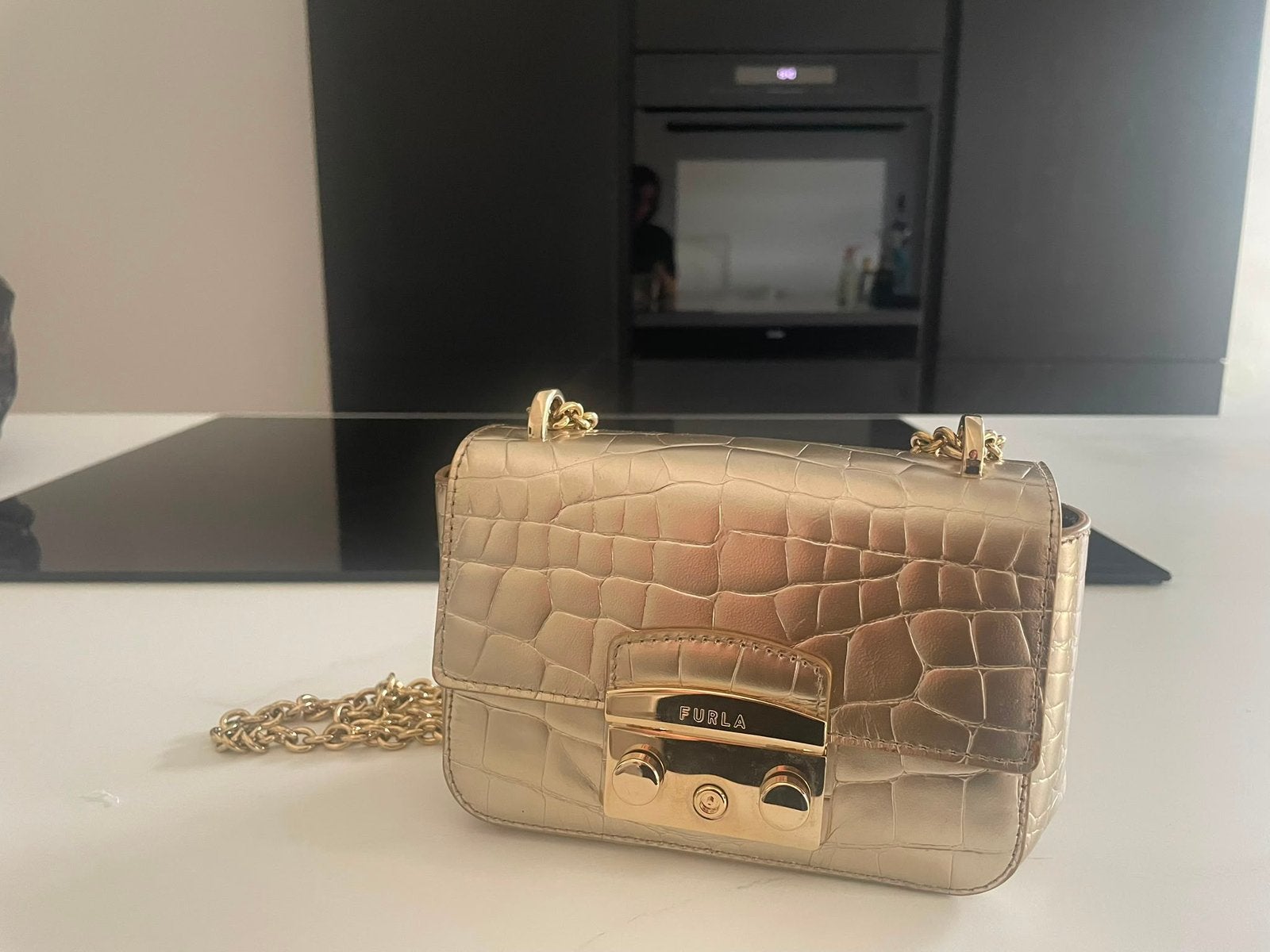 Originele Furla nieuw, Ophalen of Verzenden, Zo goed als nieuw, Zwart, Handtas