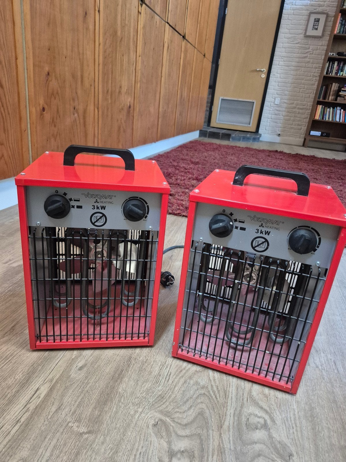 Voltomate 3kW elektrische kachel/ bouwkachel, Ophalen, 30 tot 80 cm, Kachel, Minder dan 60 cm