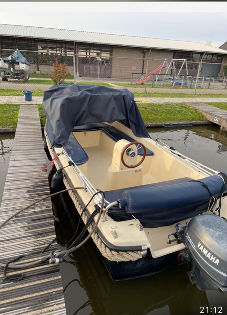 Family 470 Classic Sloep met Yamaha 15PK Buitenboordmotor, Watersport en Boten, Overige merken, Gebruikt, Afdekzeil, Buitenboordmotor