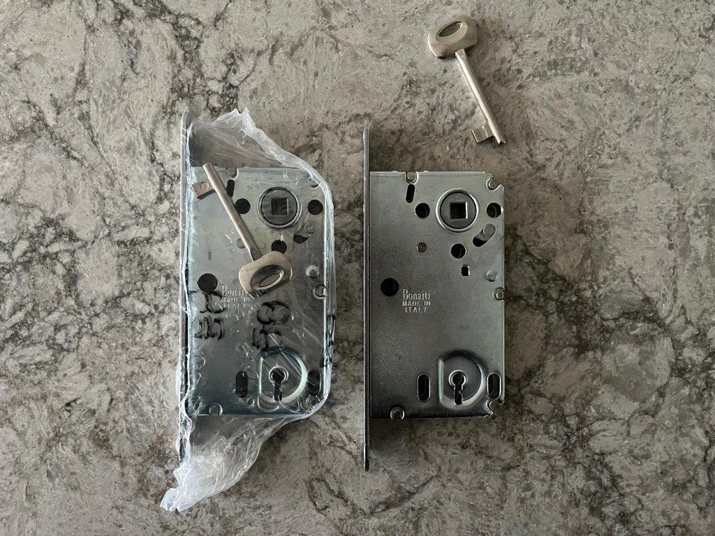 2x B-smart magneetslot cilinder stompe deuren a 38/40 mm dik, Ophalen of Verzenden, Nieuw, Rvs, Slot