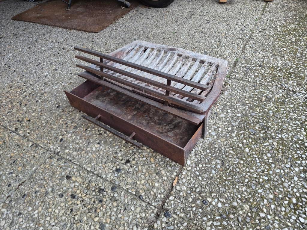 Openhaard inzet met aslade, Ophalen, Inbouwhaard, Houthaard