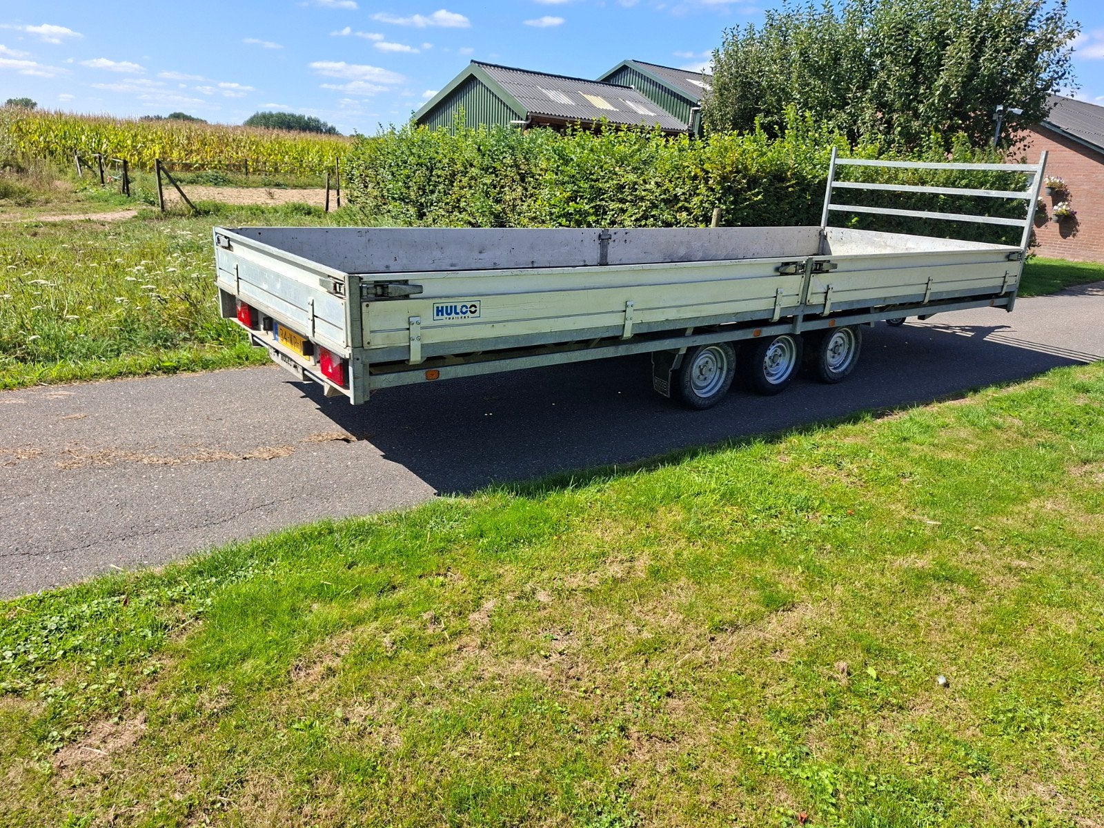 Hulco medax-3 203x611 aanhanger/machinetransporter/plateau, Ophalen, Gebruikt