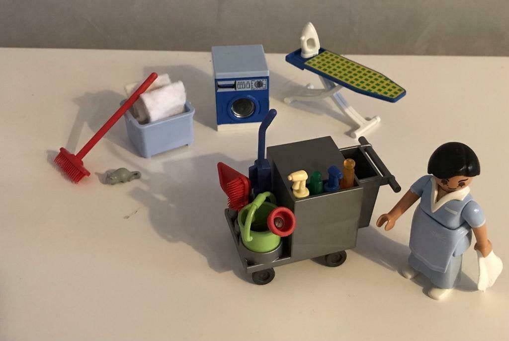 Playmobil 5271, Kamermeisje met trolley., Gebruikt, Complete set, Overige typen, Ophalen of Verzenden