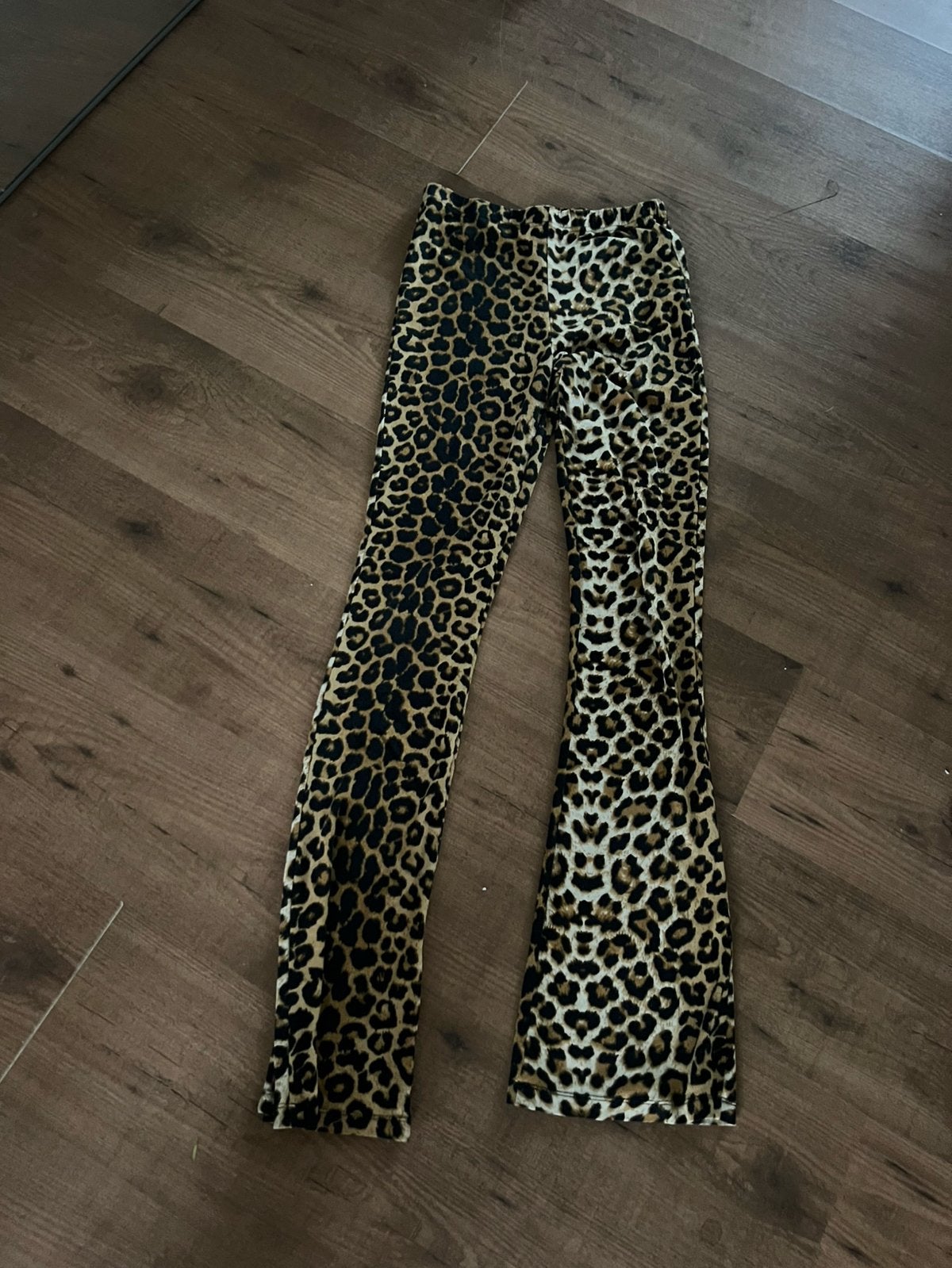 Panter print broek, Kleding | Dames, Ophalen of Verzenden, Zo goed als nieuw, Bruin, Lang