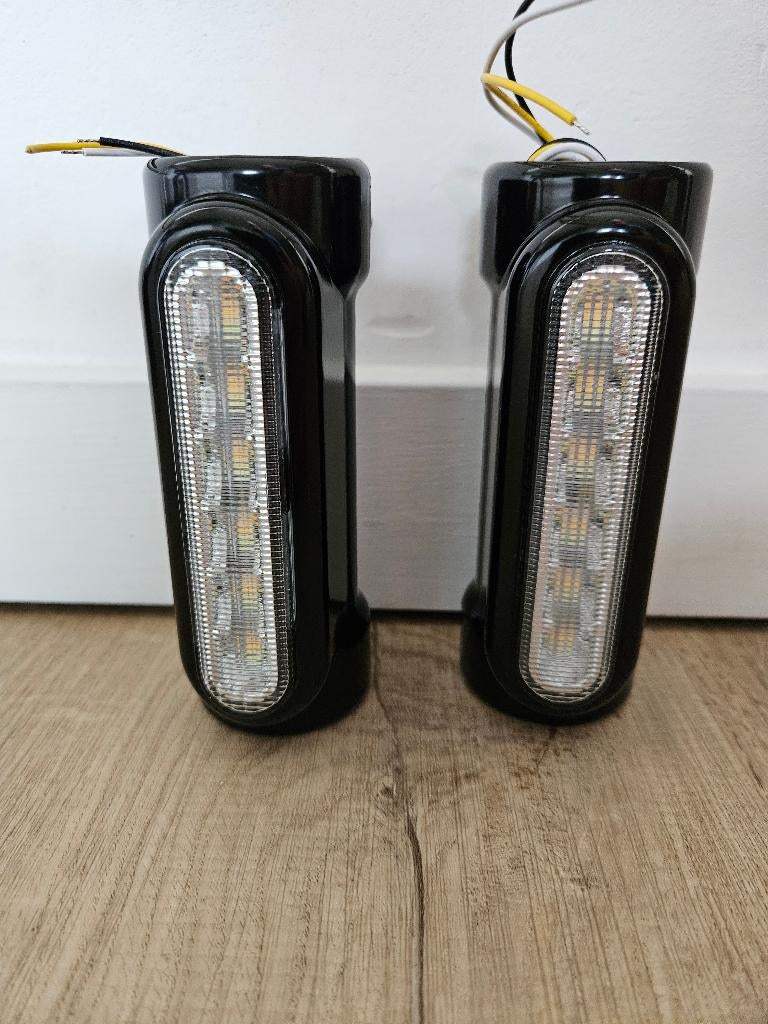 Knipperlichten valbeugel montage LED Harley, Suzuki, Honda.., Ophalen of Verzenden