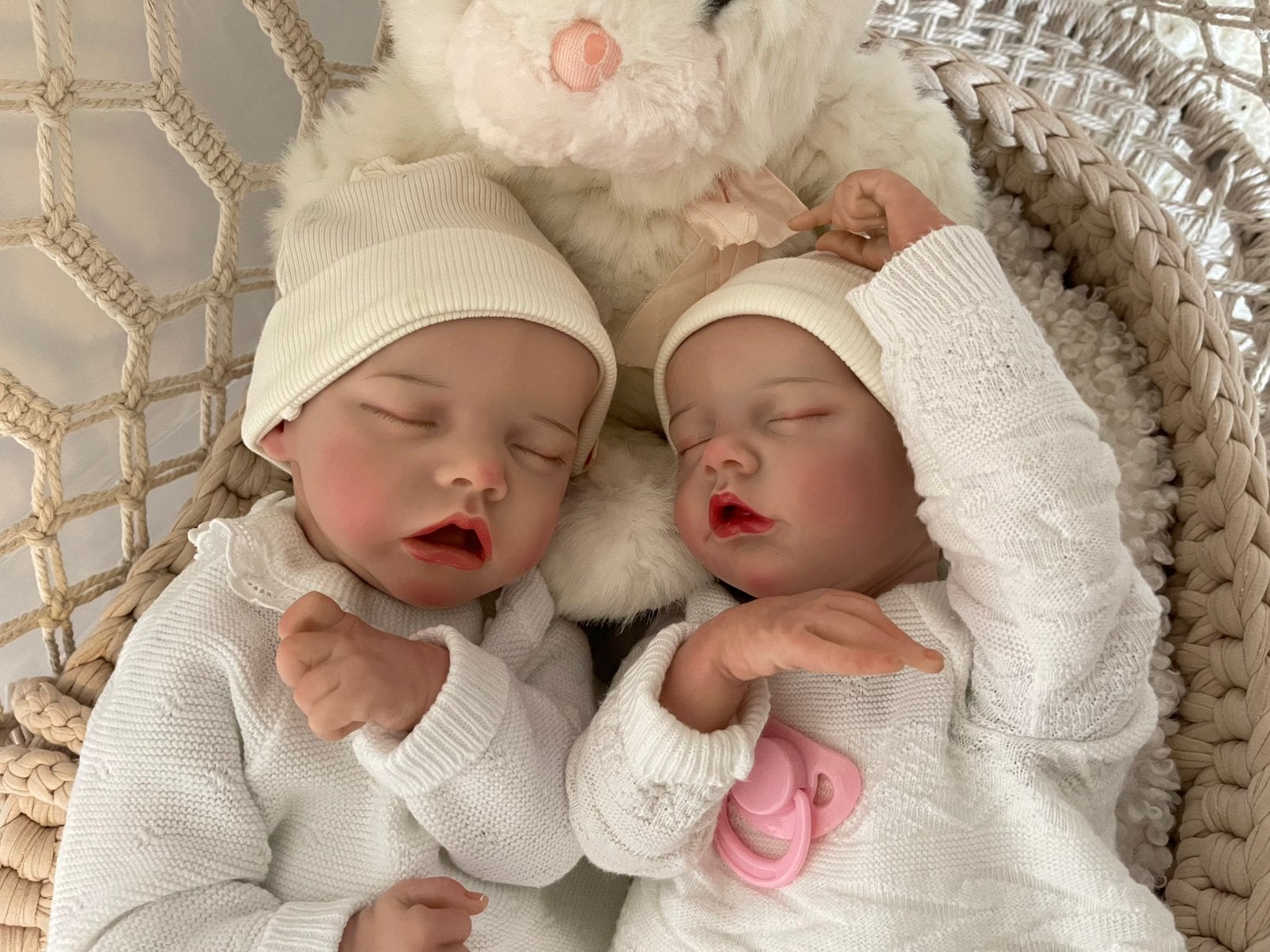 Reborn babies Twin  a & b, Verzamelen, Poppen, Ophalen, Nieuw, Babypop, Levensecht of Reborn