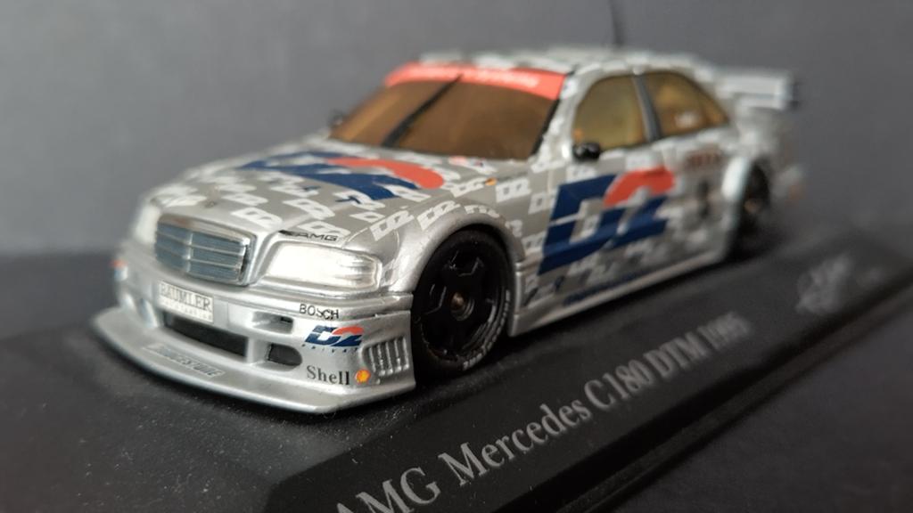 Mercedes Benz C Klasse DTM D2 Lohr 1:43 Minichamps Pol, Auto, Verzenden, ., Zo goed als nieuw