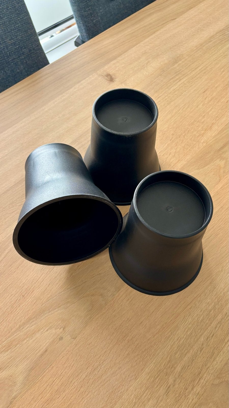 Bedverhogers 15 cm - 3 stuks, Ophalen of Verzenden, Nieuw, Zwart, Kunststof