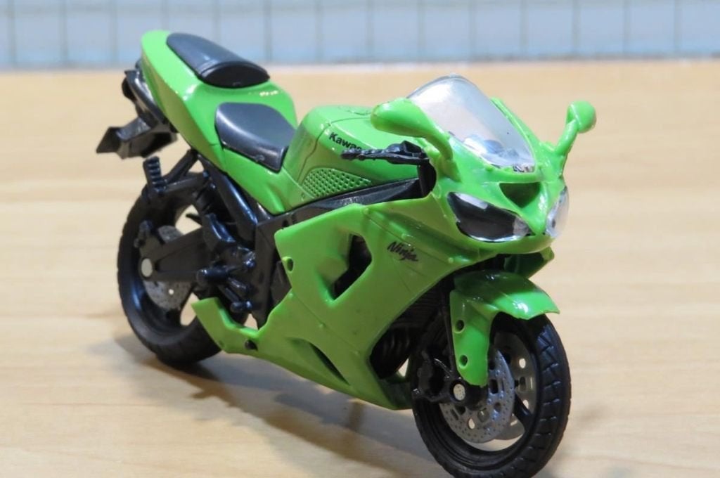 Kawasaki ZX-6RR 1:18 New Ray, MayCheong, Maisto, Nieuw, Ophalen of Verzenden