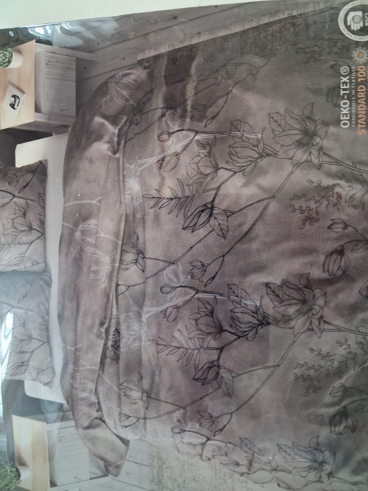 Sleeptime Elegance Cora dekbedovertrek - Taupe - 200x220 cm, Ophalen, Bruin, Dekbedovertrek, Nieuw