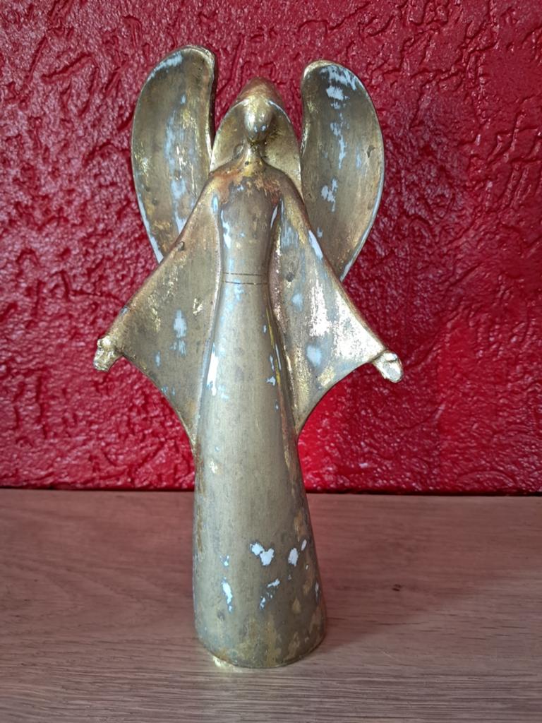 Prachtige engel met een antiekgouden afwerking., Antiek en Kunst, Ophalen of Verzenden