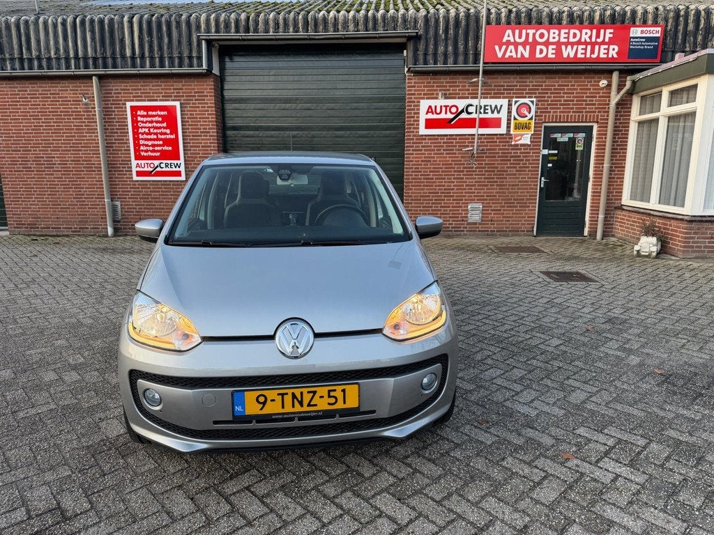 Volkswagen Up! 1.0 high up! NL-Auto 1e Eigenaar NAP-OK 17.00, Euro 5, Stof, Gebruikt, 4 stoelen