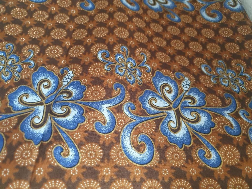 Lap stof Java print Nederlandse Batik, Hobby en Vrije tijd, Stoffen en Lappen, 120 cm of meer, Nieuw, Ophalen of Verzenden, Katoen